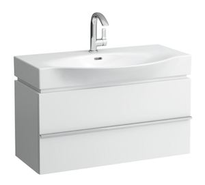 Fürdőszobaszekrény mosdó alá Laufen Case 89,3x46,2x37,5 cm fehér 0125.2.075.463.1