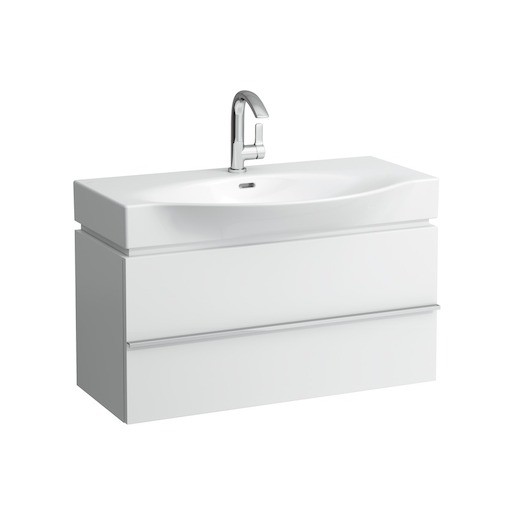 Fürdőszobaszekrény mosdó alá Laufen Case 89,3x46,2x37,5 cm fehér lesk 0125.2.075.464.1