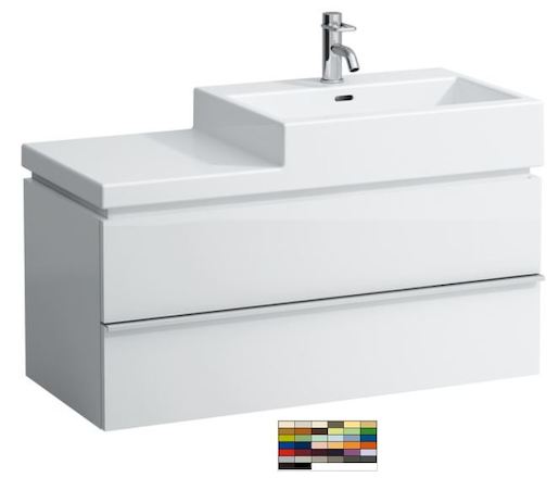 Fürdőszobaszekrény mosdó alá Laufen Case 99x45,5x45,5 cm multicolor kivitelben 0128.2.075.999.1