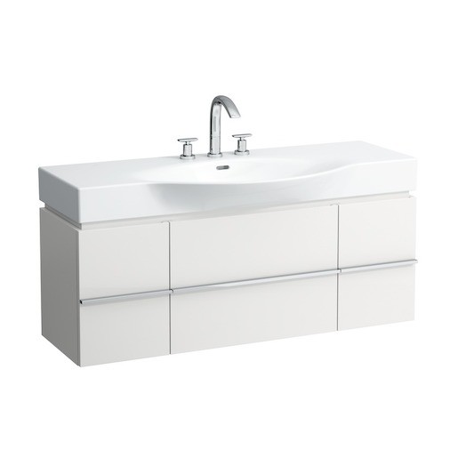 Fürdőszobaszekrény mosdó alá Laufen Case 119,3x46,2x37,5 cm fehér 0130.2.075.463.1