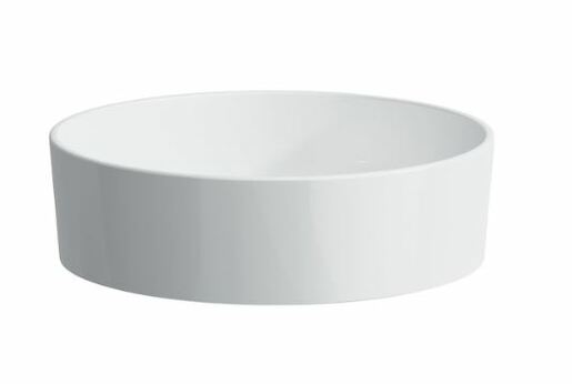 Mosdó lapra Laufen Kartell By Laufen 42x42 cm fehér színben fényes felülettel csaptelep nyílás nélkül, túlfolyás nélkül 1233.1.000.112.1