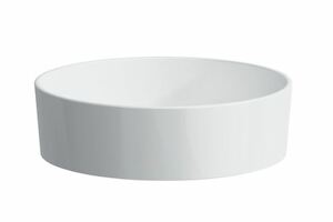 Mosdó lapra Laufen Kartell By Laufen 42x42 cm fehér színben fényes felülettel csaptelep nyílás nélkül, túlfolyás nélkül 1233.1.400.112.1