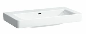 Mosdó bútorba Laufen Pro S 85x46 cm fehér színben fényes felülettel csaptelep nyílás nélkül 1396.5.000.109.1