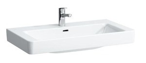 Mosdó bútorba Laufen Pro S 85x46 cm fehér színben fényes felülettel középső nyílással 1396.5.400.104.1