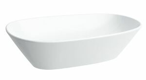 Mosdó lapra Laufen Palomba 52x38 cm fehér színben fényes felülettel csaptelep nyílás nélkül, túlfolyás nélkül 1680.2.400.112.1