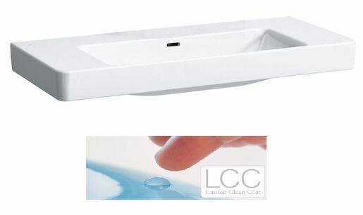 Mosdó Laufen Pro S 105x46 cm fehér színben fényes felülettel csaptelep nyílás nélkül 1696.6.400.109.1