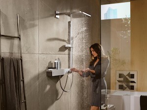 Fejzuhany Hansgrohe Raindance négyzet zuhanykarral együtt króm 26238000