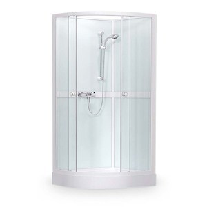 Zuhanykabin, a felület átlátszó üvegből készült dekor nélküli. Az üveg könnyű karbantartásával. Tolóajtó rendszer. Bal és jobb oldali tájolás is.