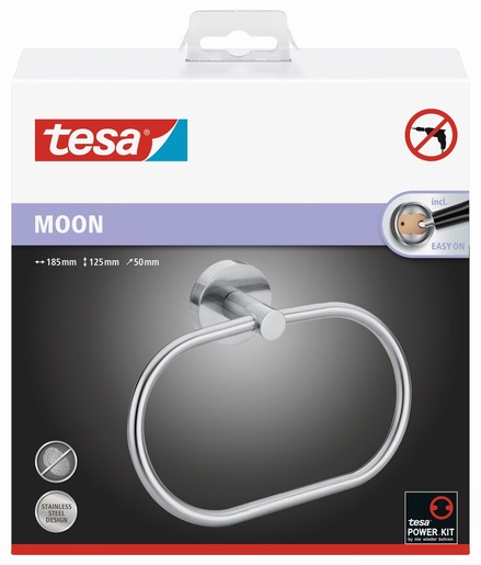 Törülközőtartó Tesa Moon szálcsiszolt acél 40308-00000-00