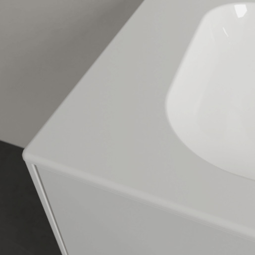 Mosdó bútorba Villeroy & Boch Finion 80x50 cm fehér színben csaptelep nyílás nélkül, túlfolyás nélkül 416483R1