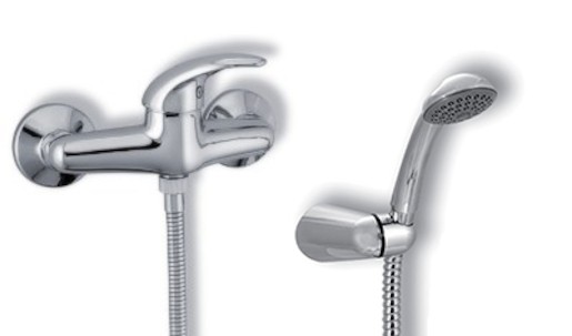 Zuhany csaptelep Novaservis Metalia 55 zuhanyszettel együtt 150 mm Króm 55060.0