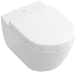 Falra szerelhető WC hátsó kifolyással öblítési kör nélkül. Kerámia ülőke nélkül Takarékos 3 / 4,5 literes öblítéssel. Rejtett rögzítés.