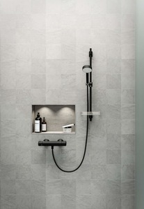Zuhany csaptelep Hansa MICRA zuhanyszett nélkül 150 mm fekete 5815017133