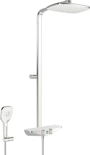 Zuhanyrendszer Hansa Emotion termosztatikus csapteleppel fehér / króm 5865017282