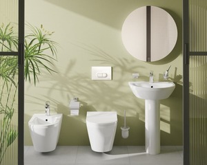 VitrA Integra Integra Rim-Ex fali WC ülőkével, puha záródású, hátsó lefolyóval 7041-003-6285
