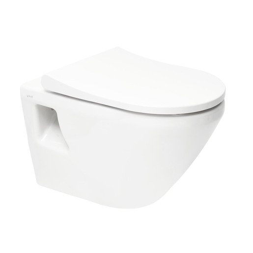 Függő  WC Vitra Integra Rim-Ex üléssel, hátsó hulladékkal 7062-003-6288