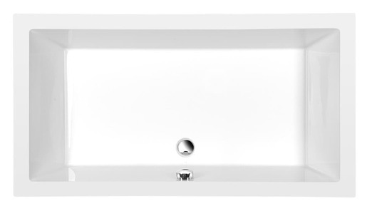 Zuhanytálca négyszögletes Polysan DEEP 100x75 cm akrilát fehér 72880