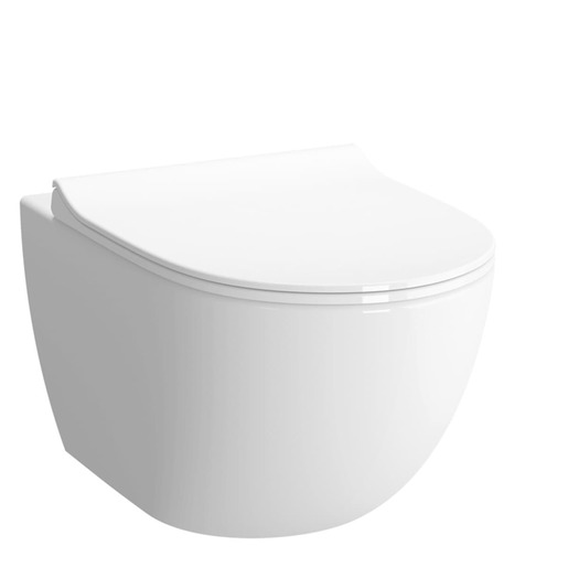 Wc falra szerelhető VitrA Shift  fehér színben fényes felülettel  hátsó kifolyással 7747-003-0075