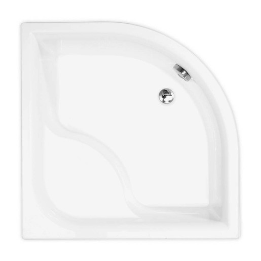 Zuhanytálca negyedkörös Roth 80x80 cm akrilát fehér 8000047