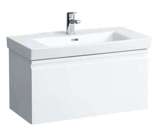 Fürdőszobaszekrény mosdó alá Laufen Laufen Pro Nordic 77x37,2x37,2 cm fehér lesk 8305.8.095.464.1