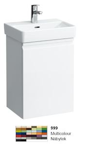 Felakasztható fürdőszobaszekrény a mosogató alatt multicolor kivitelben mérete 41,5x58x32,1 cm. mosdó nélkül, lassú záródás