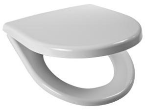 WC ülőke duroplasztból fehér színben az ülőke hossza 42,5 cm. Pánty rozsdamentes acélból. a rögzítés közti távolság 15,5 cm.