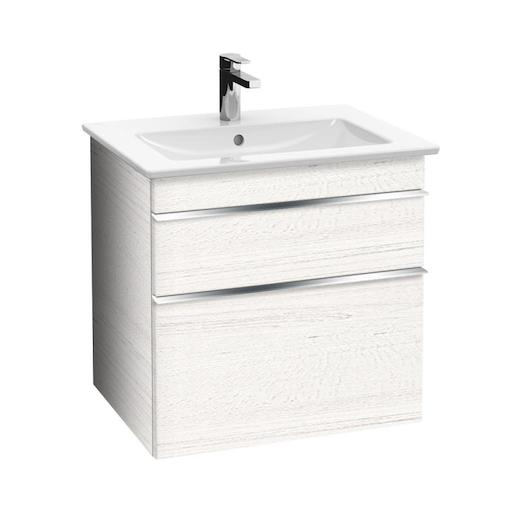 Fürdőszobaszekrény mosdó alá Villeroy & Boch Venticello 55,3x59x50,2 cm Bele fa kivitelben A92301E8