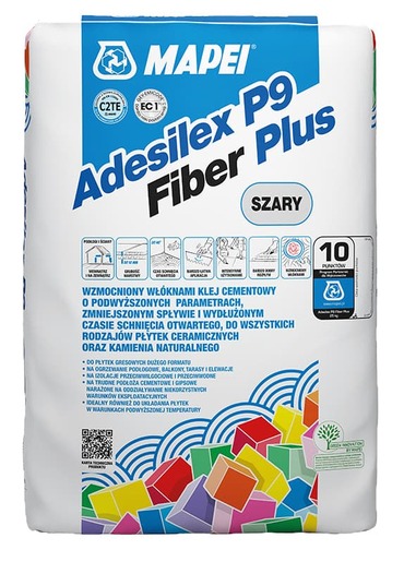 Ragasztóanyag Mapei Adesilex P9 Fiber Plus szürke 25 kg ADESILEXP9FIBER