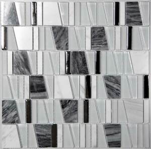 Kőmozaik Mosavit Asi gris 30x30 cm matt/fényes ASIGRIS