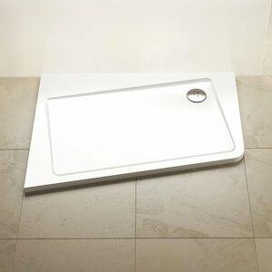 Zuhanytálca négyszögletes Ravak 120x90 cm öntött márvány fehér XA25G70101L