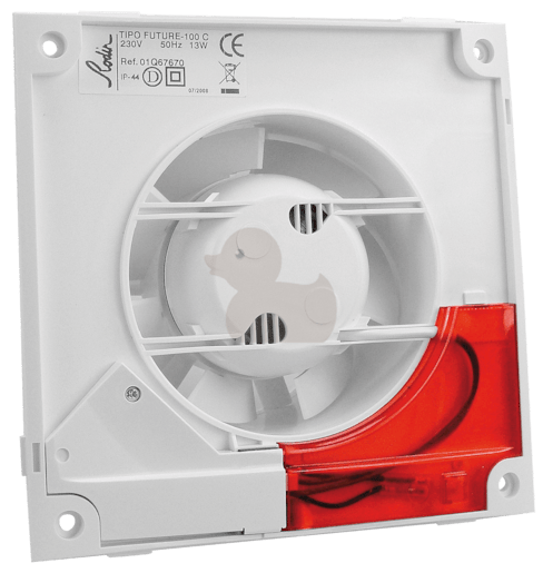 Haco ventilátor zsaluval és időzítővel AVBASIC100T