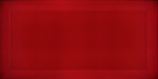 Burkolat Ribesalbes Chic Colors rojo bisel 7,5x15 cm fényes CHICC1972