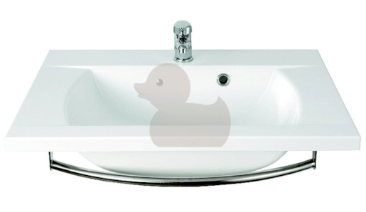 Mosdó Ravak Classic 70x49 cm fehér színben fényes felülettel középső nyílással CLSUM70