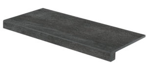 Lépcsőkő Rako Quarzit fekete 40x80 cm matt DCF84739.1