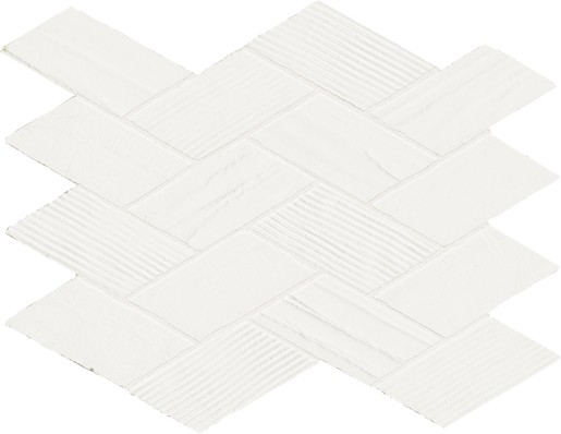 Mozaik Dom Comfort G white 26,5x36 cm matt DCOGMM10