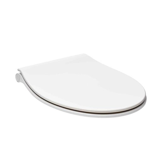 WC ülőke duroplasztból softclose (lassú záródás) fehér színben az ülőke hossza 45,1 cm. a rögzítés közti távolság 9-19 cm.