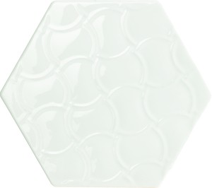 Dekor Tonalite Exabright bianco 15x17 cm fényes EXBEXARELBIL