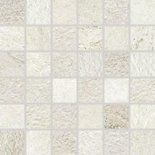 Mozaik Rako Como fehér 30x30 cm matt FINEZA45447