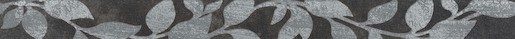 Élvédő Rako Rush fekete 6x60 cm félfényes WLAVD523.1