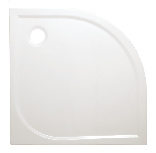 Zuhanytálca negyedkörös SIKO 90x90 cm akrilát fehér FLA90S