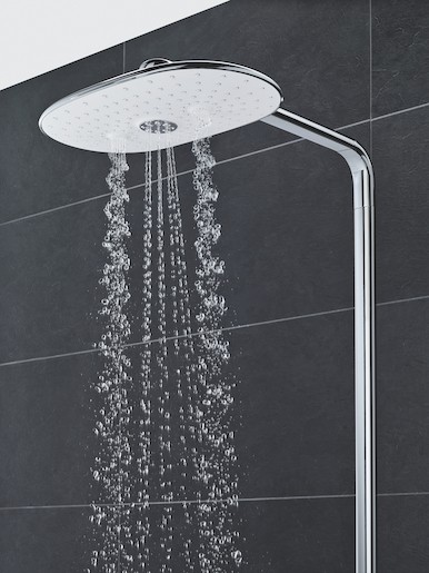 Zuhanyrendszer Grohe Rainshower SmartControl termosztatikus csapteleppel Hold fehér, Yang fehér 26250LS0