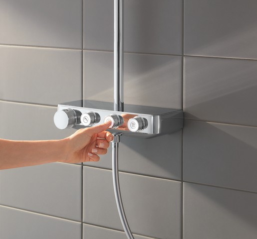 Zuhanyrendszer Grohe Euphoria SmartControl System termosztatikus csapteleppel króm 26507000