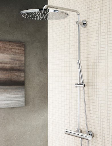 Zuhanyrendszer Grohe Rainshower System termosztatikus csapteleppel króm 27174001