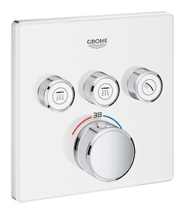 Zuhany csaptelep Grohe Smart Control termosztatikus csapteleppel Hold fehér, Yang fehér 29157LS0