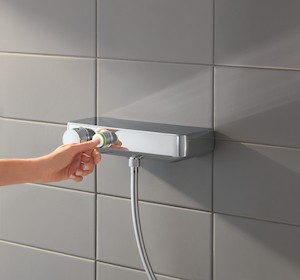 Zuhany csaptelep Grohe Smart Control termosztatikus csapteleppel 150 mm króm 34721000