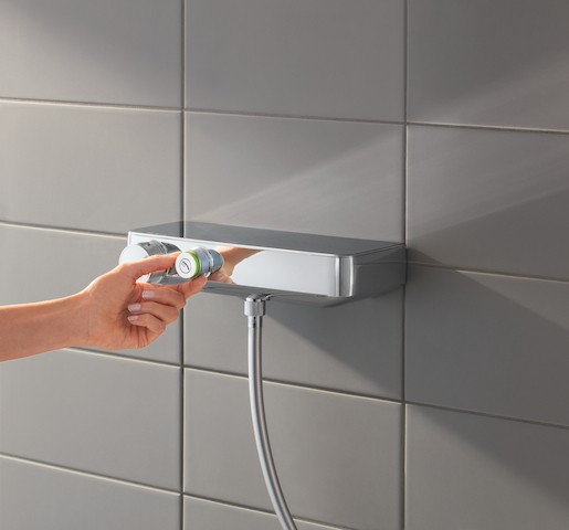 Zuhany csaptelep Grohe Smart Control termosztatikus csapteleppel 150 mm króm 34721000