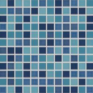 Mozaik Rako Allegro kék 30x30 cm fényes GDM02045.1