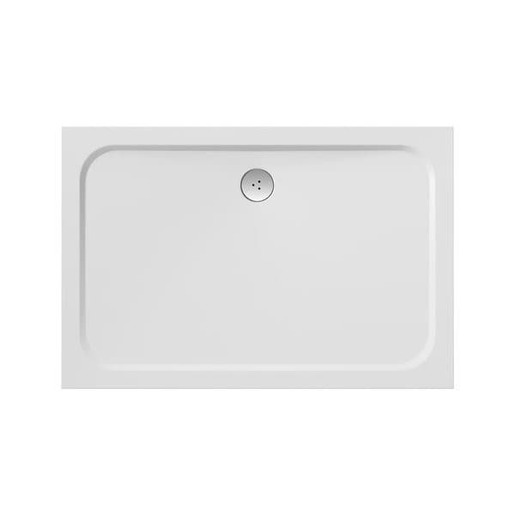 Zuhanytálca négyszögletes Ravak 110x80 cm öntött márvány fehér XA04D401010