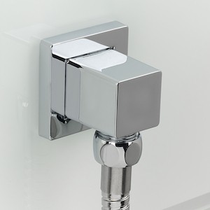 Zuhanypanel SIKO Glass Shower termosztatikus csapteleppel Fehér GLASHOWER
