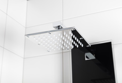 Zuhanypanel SIKO Glass Shower termosztatikus csapteleppel fekete GLASHOWERC